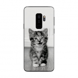 Силиконовый чехол Подмигивающий котенок на Samsung Galaxy S9 Plus