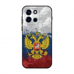 Матовый силиконовый чехол РФ на OnePlus Nord 6