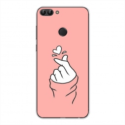 Силиконовый чехол Любовь-щелк на Huawei P Smart