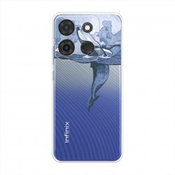 Силиконовый чехол Два измерения на Infinix Smart 7 Plus
