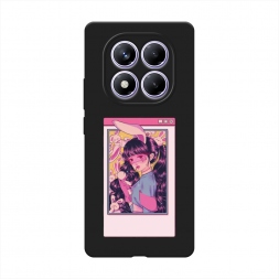 Матовый силиконовый чехол Anime window на Xiaomi Redmi Note 14 Pro 4G