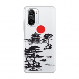 Силиконовый чехол Алое солнце на Xiaomi Poco F3