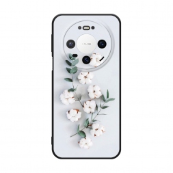 Матовый силиконовый чехол Веточка хлопка на Huawei Mate 80