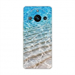 Силиконовый чехол Волны 10 на Realme 11 Pro