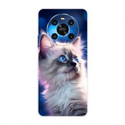 Силиконовый чехол Голубоглазый котёнок на Honor X9