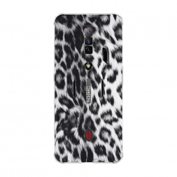 Силиконовый чехол Снежный леопард на ZTE Nubia Red Magic 7S