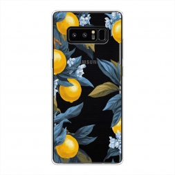 Силиконовый чехол Сочные лимоны арт на Samsung Galaxy Note 8