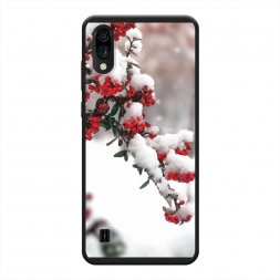 Матовый силиконовый чехол Зима 8 на ZTE Blade A71