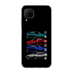 Силиконовый чехол JDM Legend cars на Huawei Nova 7i