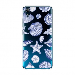 Силиконовый чехол Морской паттерн на Vivo Y91c