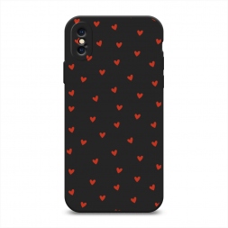 ������� ����������� ����� Red hearts �� iPhone XS (10S)