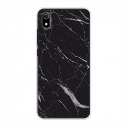Силиконовый чехол Черный минерал на Xiaomi Redmi 7A