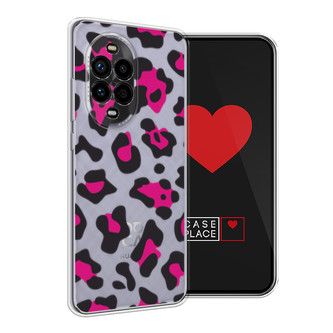 Силиконовый чехол Pink cow spots на Huawei NOVA 13 Pro
