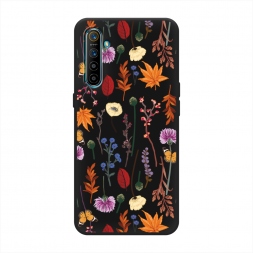 ������� ����������� ����� Orange Purple flowers �� Realme XT
