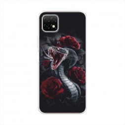 Силиконовый чехол Dark snake на Wiko T3