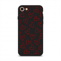������� ����������� ����� Little hearts doodles 2 �� iPhone SE 2020