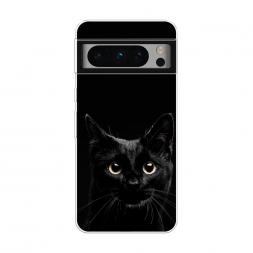 Силиконовый чехол Добрый кот на Google Pixel 8 Pro