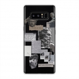 Силиконовый чехол Коллаж греческие скульптуры на Samsung Galaxy Note 8