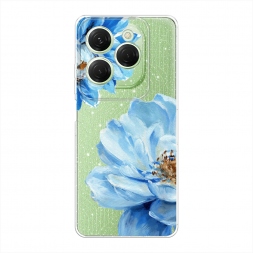 Голубые клематисы на Tecno Spark 20 Pro