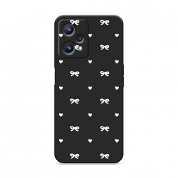 Матовый силиконовый чехол Простые бантики 1 на Realme 9