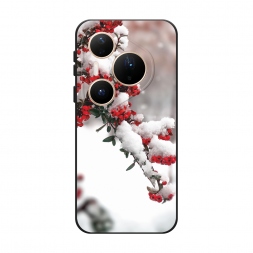 Матовый силиконовый чехол Зима 8 на Huawei Pura 80 Pro