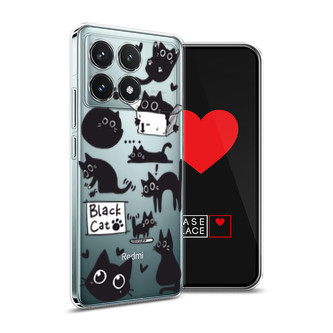 ����������� ����� Black cat doodles �� Xiaomi Redmi K70 5G