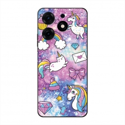 ������� ����������� ����� Rainbow doodles �� Tecno Spark 10 Pro
