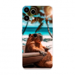 Силиконовый чехол Чилловая капибара на Nothing Phone 3a lite