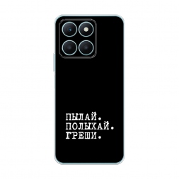 Силиконовый чехол Пылай и греши на Honor X6A