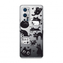 ����������� ����� Black cat doodles �� OnePlus 9 Pro