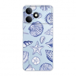 Силиконовый чехол Морской паттерн на Realme Note 80