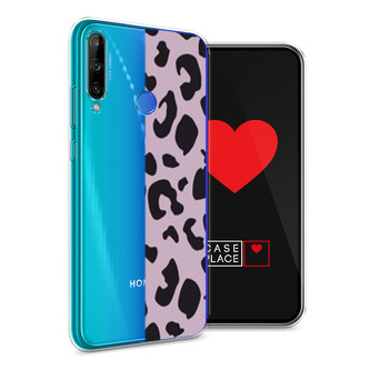 Силиконовый чехол Пурпурный леопард на Honor 9C