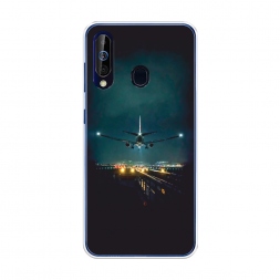 Силиконовый чехол Ночной рейс на Samsung Galaxy A60