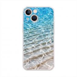 Силиконовый чехол Волны 10 на iPhone 13 mini