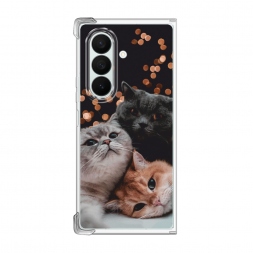 Силиконовый чехол Кошачьи обнимашки на Samsung Galaxy Z Fold 7