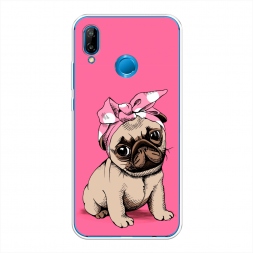 Силиконовый чехол Dog Pin-Up на Huawei P20 Lite