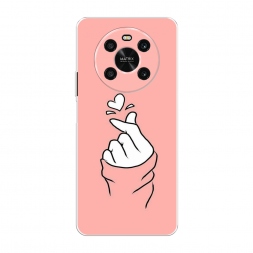 Силиконовый чехол Любовь-щелк на Honor X9