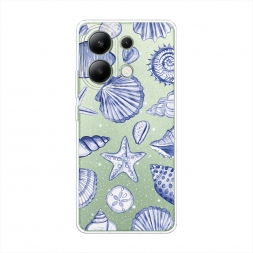 Морской паттерн на Xiaomi Redmi Note 13 4G (Global)