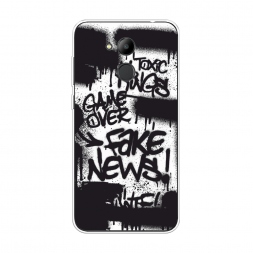 Силиконовый чехол Fake news на Honor 6C Pro