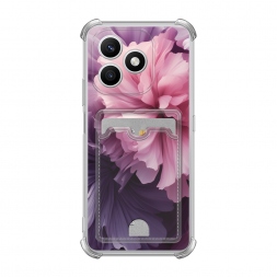 Карман Фиолетовые бутоны на Honor X8d