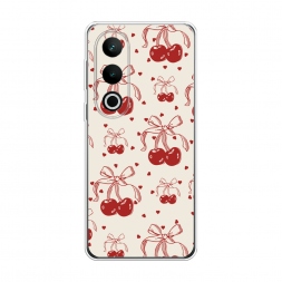 Силиконовый чехол Вишни с бантиком паттерн 1 на Oneplus Nord CE4