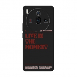 Силиконовый чехол Live in the moment на ZTE Nubia Z50S Pro