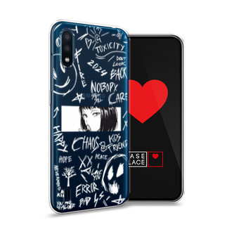 ����������� ����� Manga graffiti white �� Samsung Galaxy M01