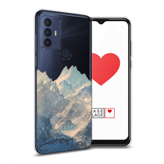 Силиконовый чехол Горы арт 2 на TCL 30 SE