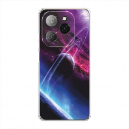 Силиконовый чехол Космос 17 на Tecno Spark 20 Pro 5G