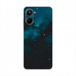 Силиконовый чехол Синий космос на Realme 10 4G