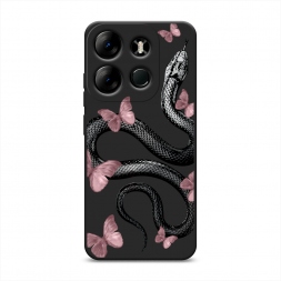 ������� ����������� ����� Snake and butterflies 3 �� Tecno Pop 7 Pro