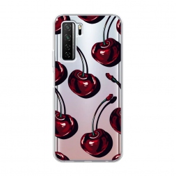 Силиконовый чехол Сочные черешни 4 на Huawei Nova 7 SE