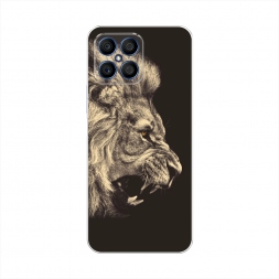 Силиконовый чехол Львиный рык 2 на Honor X8