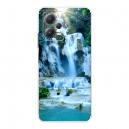 Силиконовый чехол Водопад 8 на Xiaomi Poco X5 5G